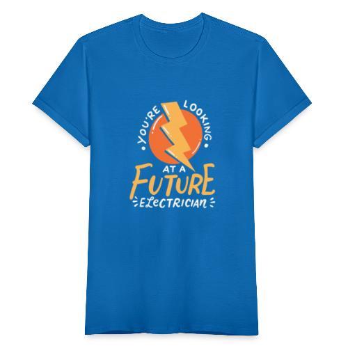 Lustiger zukünftiger Elektriker Elektrotechniker - Frauen T-Shirt