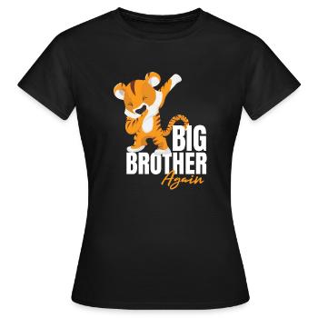 Encore un grand frère - T-shirt Femme - noir - Devant - AI Model Female 172 dark (172cm)