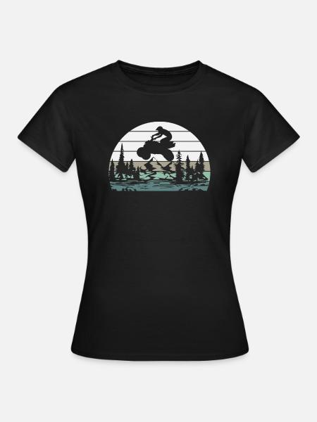 ATV Rider Off Road im Freien Geschenk - Frauen T-Shirt - Schwarz