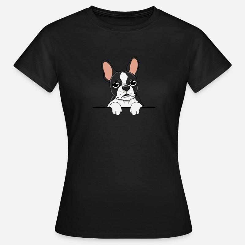 Awesome Boston Terrier Gift Boston Terrier Design - Women's T-Shirt - black