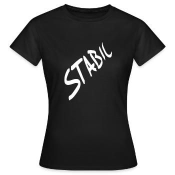 Stable - Women's T-Shirt - black - Front - AI Model Female 172 dark (172cm)