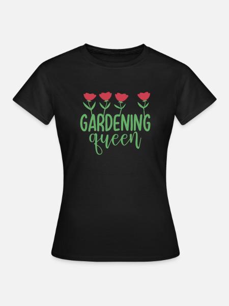 Reine du jardinage - T-shirt Femme - noir