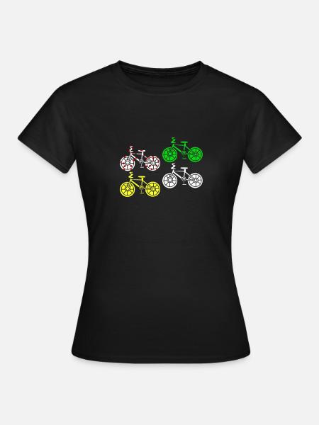 Tour France Cycling Bicycle Bike Gift - Dame-T-shirt - sort