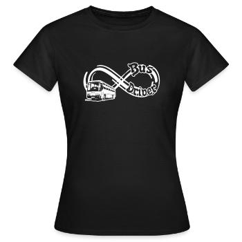 Busfahrer Infinity Busfahrer - Frauen T-Shirt - Schwarz - Vorne - AI Model Female 172 dark (172cm)