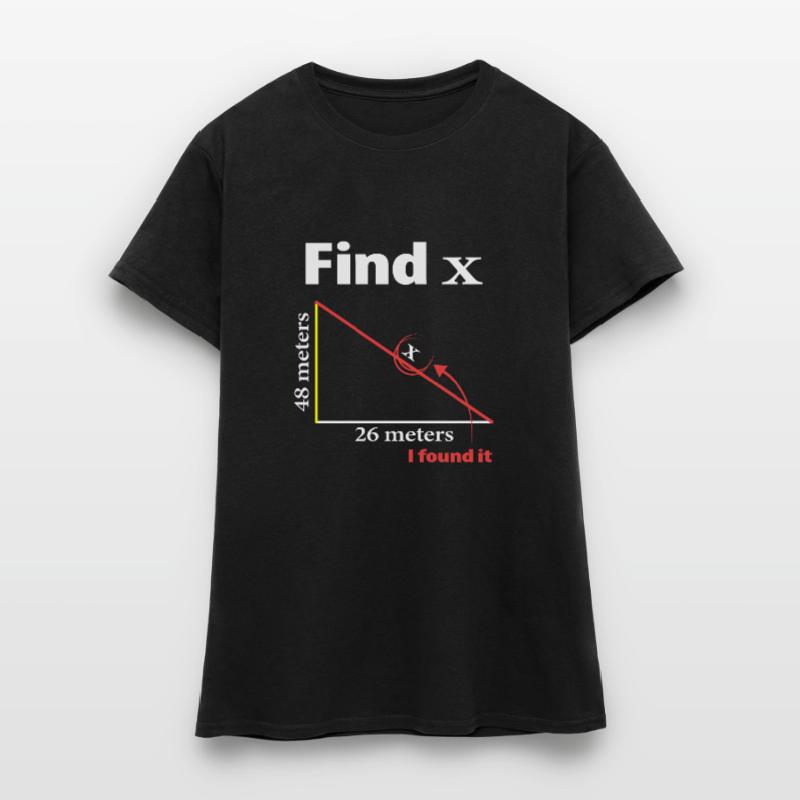Pythagoras Triangle Mathematiker oder Mathe-Lehrer Frauen T-Shirt
