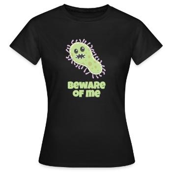 Nimmt euch in acht vor dem Virus - Frauen T-Shirt - Schwarz - Vorne - AI Model Female 172 dark (172cm)