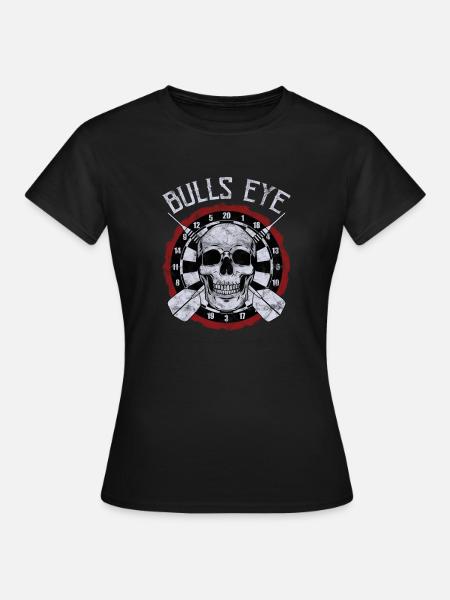 Dart Bullseye - Frauen T-Shirt - Schwarz