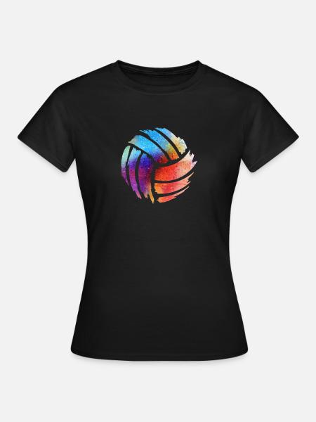 Volleyball - Frauen T-Shirt - Schwarz