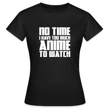 Manga - T-shirt Femme - noir - Devant - AI Model Female 172 dark (172cm)