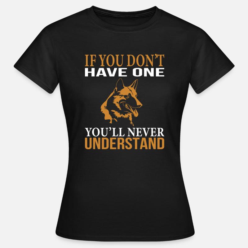 German Shepherd - Women's T-Shirt - black