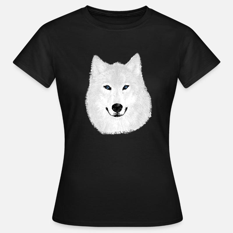 Snow Wolf - Women's T-Shirt - black