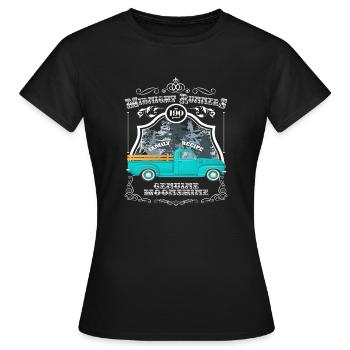 Moonshine Moonshiner Midnight Runners Truck - Frauen T-Shirt - Schwarz - Vorne - AI Model Female 172 dark (172cm)