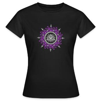 Troisième oeil - T-shirt Femme - noir - Devant - AI Model Female 172 dark (172cm)