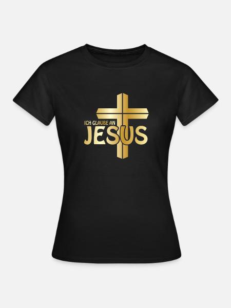 Jesus Christ faith Christians - Women's T-Shirt - black