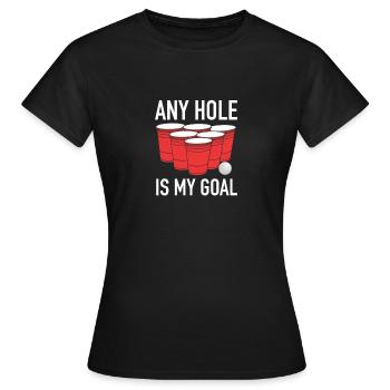 Beer pong Beer pong - T-shirt Femme - noir - Devant - AI Model Female 172 dark (172cm)