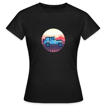 Véhicule tout terrain - T-shirt Femme - noir - Devant - AI Model Female 172 dark (172cm)