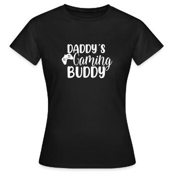 gaming buddy - Women's T-Shirt - black - Front - AI Model Female 172 dark (172cm)