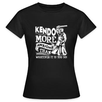 Kendo Kendo ist fantastischer - Frauen T-Shirt - Schwarz - Vorne - AI Model Female 172 dark (172cm)