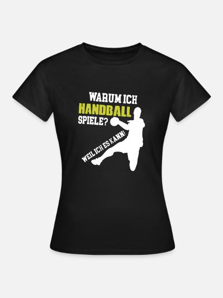 Handball Handballer Handball Geschenkidee - Frauen T-Shirt - Schwarz