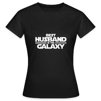 Bester Ehemann in der Galaxis - Frauen T-Shirt - Schwarz - Vorne - AI Model Female 172 dark (172cm)