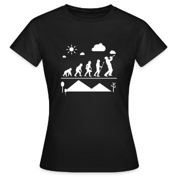 Trompette Trompette Evolution - T-shirt Femme - noir - Devant - AI Model Female 172 dark (172cm)