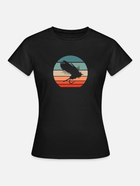 Pêche à la mouche Pêche à la mouche - T-shirt Femme - noir