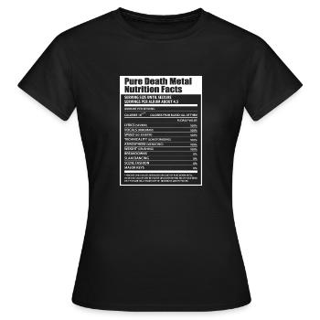 Metal Musique Heavy Metal Black Metal Death Metal - T-shirt Femme - noir - Devant - AI Model Female 172 dark (172cm)