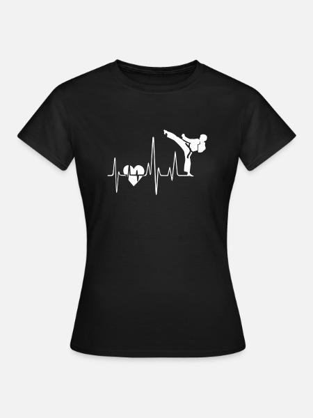 Karaté Karaté Heartbeat - T-shirt Femme - noir