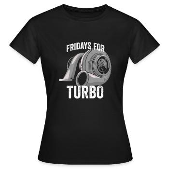 Men & Men Turbo Auto Cylinder Mechanic Do - Women's T-Shirt - black - Front - AI Model Female 172 dark (172cm)