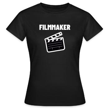 Cinéaste Vidéaste Cinéaste Cinéma TV Cadeau - T-shirt Femme - noir - Devant - AI Model Female 172 dark (172cm)