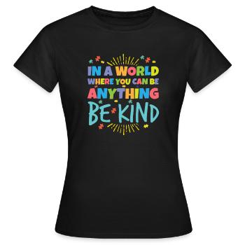 Autismus Autist Asperger Syndrom Puzzel Geschenk - Frauen T-Shirt - Schwarz - Vorne - AI Model Female 172 dark (172cm)