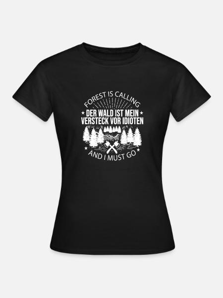Forester Houthakker Houthakker Houthakker - Dame-T-shirt - sort