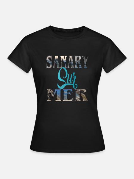 Sanary sur Mer - Frauen T-Shirt - Schwarz