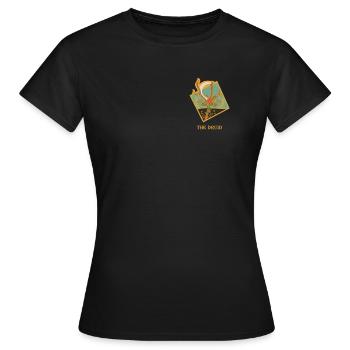 The Druid - Frauen T-Shirt - Schwarz - Vorne - AI Model Female 172 dark (172cm)