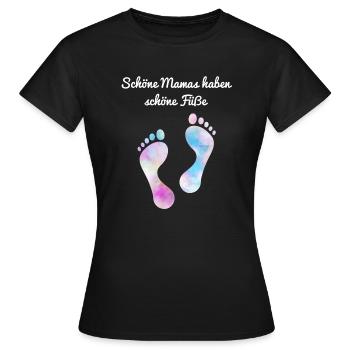 Fußpflege Pediküre Podologe Nagelstudio Geschenk - Frauen T-Shirt - Schwarz - Vorne - AI Model Female 172 dark (172cm)