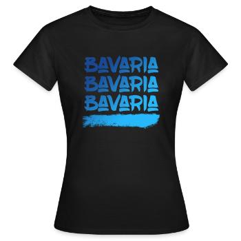 Bavaria Beer Alcohol Goaßmaß Tente à bière - T-shirt Femme - noir - Devant - AI Model Female 172 dark (172cm)