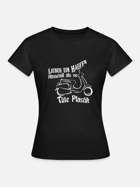 Roller - Frauen T-Shirt - Schwarz