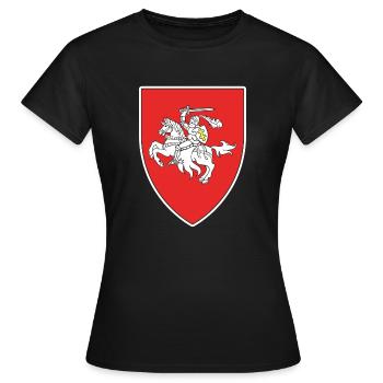 BElarus Pagonia Belarus Pahonja - Women's T-Shirt - black - Front - AI Model Female 172 dark (172cm)