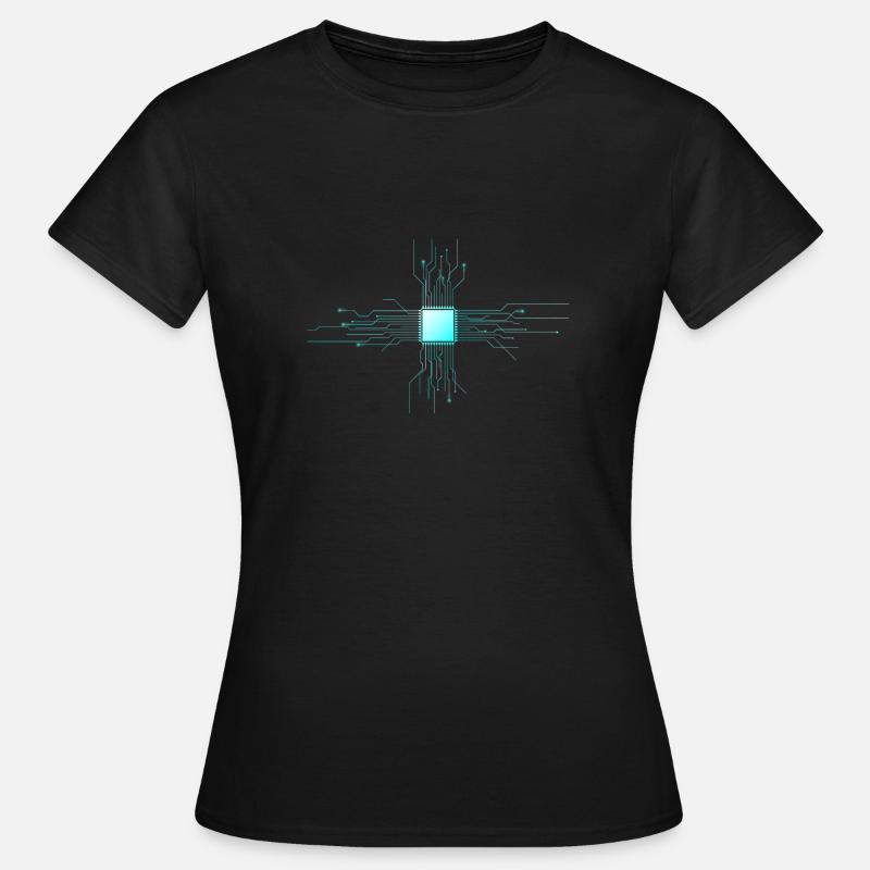 I Breake Coder Computer Nerd Science - Frauen T-Shirt - Schwarz