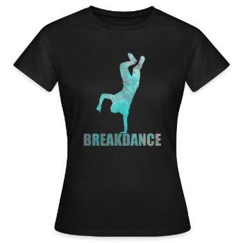 Streetdance Hip Hop Danse Breakdance Cadeau - T-shirt Femme - noir - Devant - AI Model Female 172 dark (172cm)