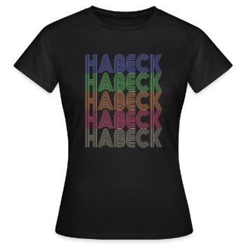 Habeck Green Alliance election 2021 Federal Chancellor AFD - Women's T-Shirt - black - Front - AI Model Female 172 dark (172cm)