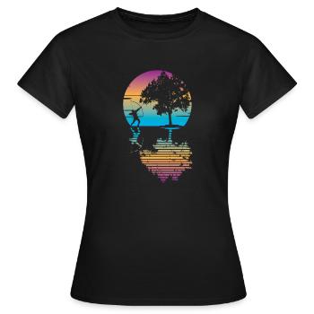 Arc archer archer archer - T-shirt Femme - noir - Devant - AI Model Female 172 dark (172cm)
