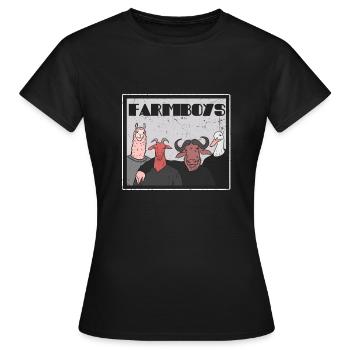 Résident de ferme - T-shirt Femme - noir - Devant - AI Model Female 172 dark (172cm)