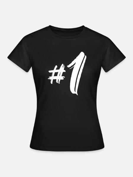Nummer 1 - Frauen T-Shirt - Schwarz