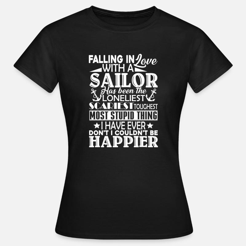 Sailor Fall In Love With Sailor - Women's T-Shirt - black