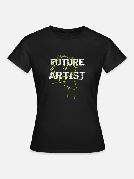 Künstler, ich werde Künstler - T-shirt dam - svart