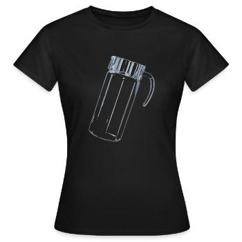 KorpoUniversum - Single Octopott - T-shirt Femme - noir - Devant - AI Model Female 172 dark (172cm)