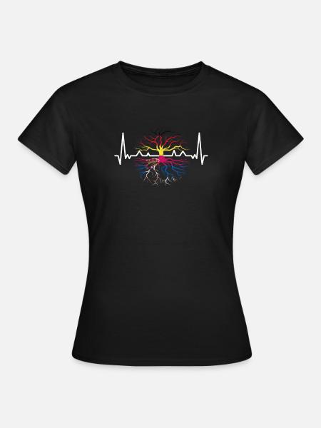 Français Serbe Drapeau Serbe - T-shirt Femme - noir