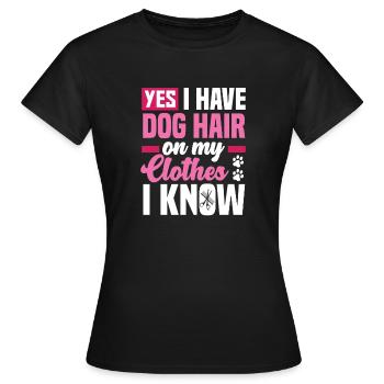 Toiletteur pour chien Toiletteur pour chien Toiletteur pour chien - T-shirt Femme - noir - Devant - AI Model Female 172 dark (172cm)