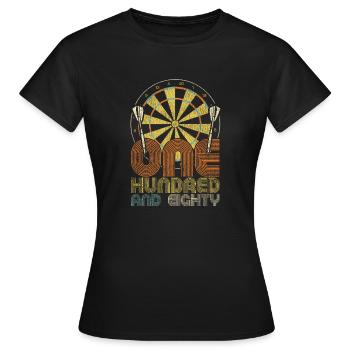 Fléchettes fléchettes fléchettes - T-shirt Femme - noir - Devant - AI Model Female 172 dark (172cm)
